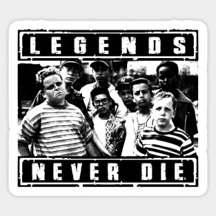 Legends Never Die Sticker